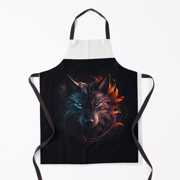Item preview, Abstract Wolf Face Animal Art designed and sold by PeteRascal.