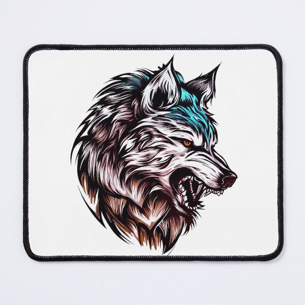 Item preview, The Angry Wolf roaring designed and sold by luckymando.