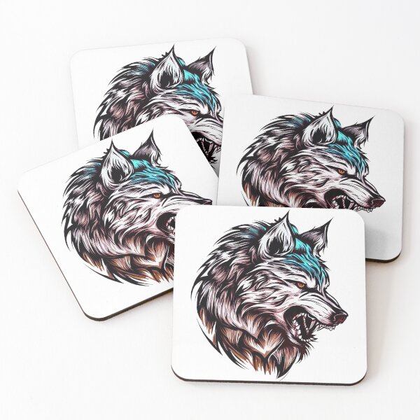 Item preview, The  Angry Wolf roaring designed and sold by luckymando.