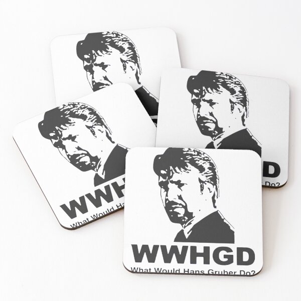 Item preview, Cool What Would Hans Gruber Do Die Hard designed and sold by MaePenski.
