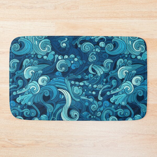 Item preview, Blue Tentacles Abstract Pattern designed and sold by palaco210.