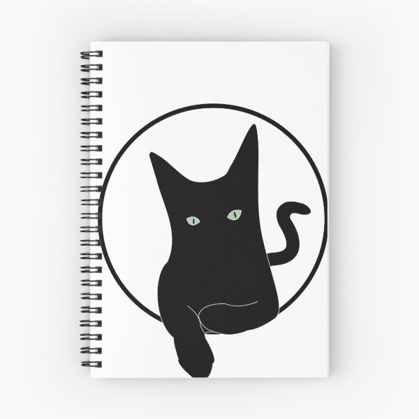 Item preview, Bigotes de medianoche: gato negro Pegatina designed and sold by BeniSof.