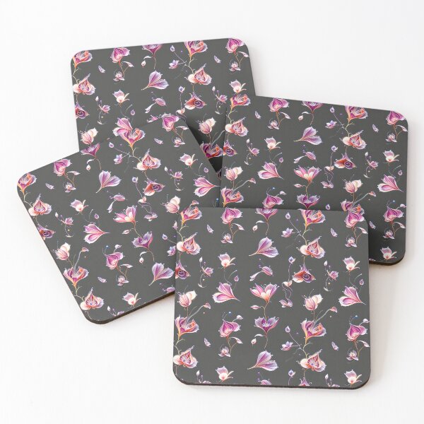 Item preview, Heart shaped flower seamless floral pattern designed and sold by YPSimon.