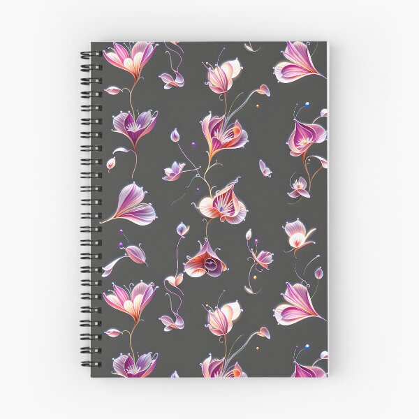 Aperçu de l'œuvre Motif floral sans soudure de fleur en forme de coeur créée et vendue par YPSimon.