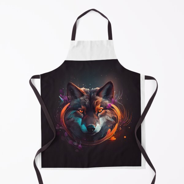 Item preview, Abstract Wolf Face Animal Art designed and sold by PeteRascal.