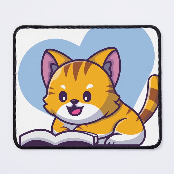Item preview, Cute cat reading book designed and sold by GSJGROUP.