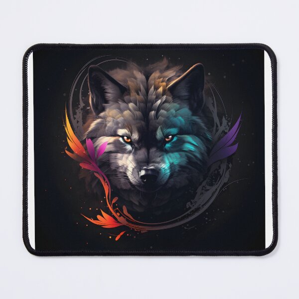 Item preview, Abstract Wolf Face Animal Art designed and sold by PeteRascal.