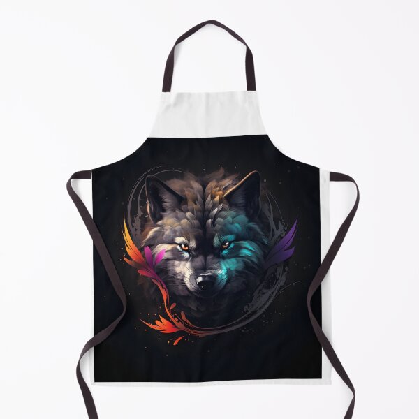 Item preview, Abstract Wolf Face Animal Art designed and sold by PeteRascal.