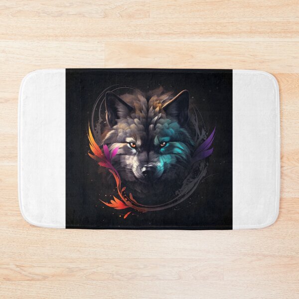 Item preview, Abstract Wolf Face Animal Art designed and sold by PeteRascal.