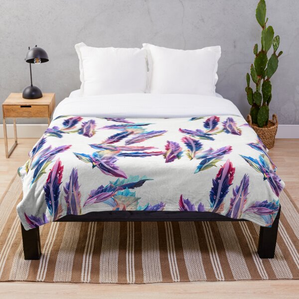 Item preview, Colorful Feather Seamless Pattern designed and sold by YPSimon.