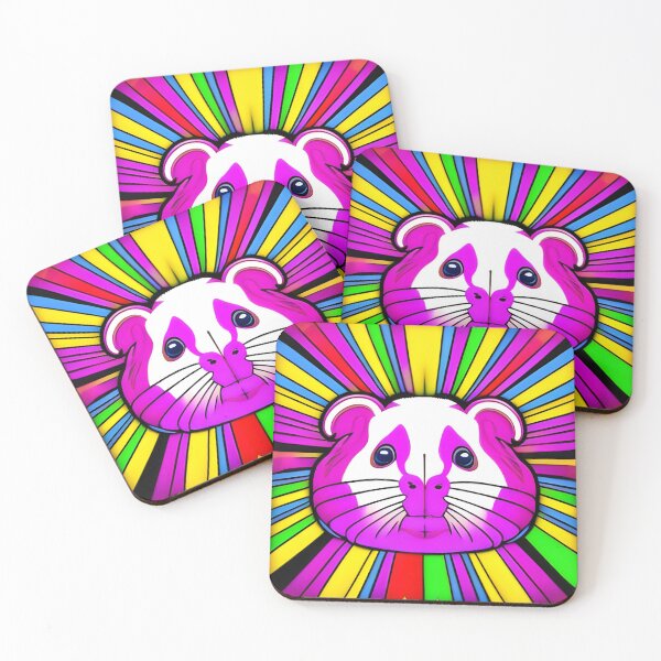 Item preview, Colorful guinea pig makes you happy designed and sold by ankerettich.