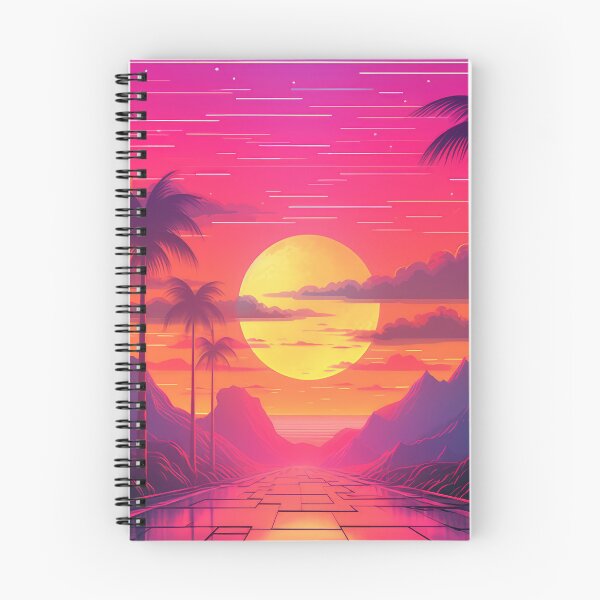 Item preview, Sunset with palm trees and mountains designed and sold by JoBlack1.