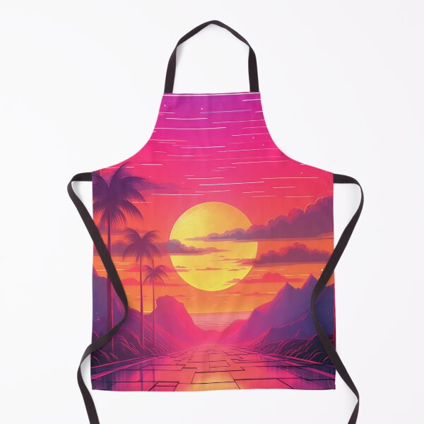Item preview, Sunset with palm trees and mountains designed and sold by JoBlack1.