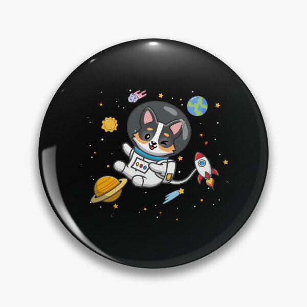 Item preview, Kawaii Black Tricolor Corgi designed and sold by ouchmypancreas.