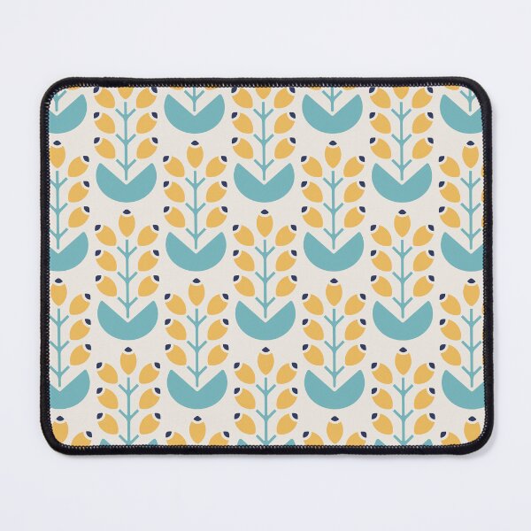 Item preview, KF 0021 C - Vintage Retro Berries Minimalist 70s Modern Geometric Floral Pattern designed and sold by KhakiFinch.