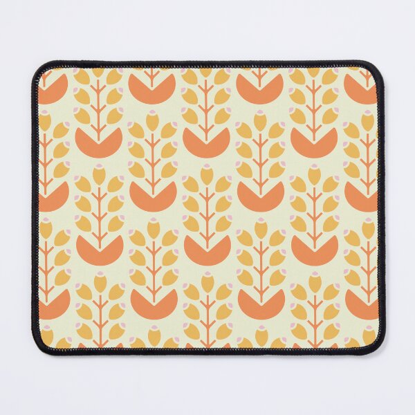 Item preview, KF 0021 E - Vintage Retro Berries Minimalist 70s Modern Geometric Floral Pattern designed and sold by KhakiFinch.