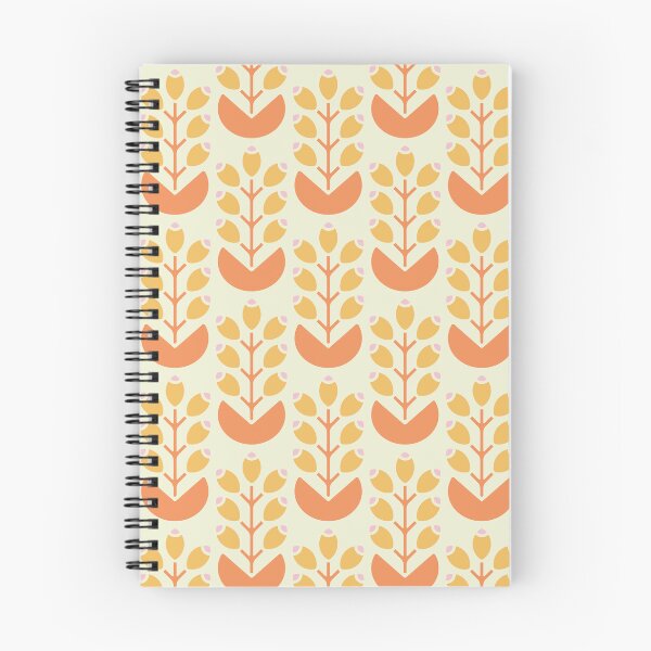 Item preview, KF 0021 E - Vintage Retro Berries Minimalist 70s Modern Geometric Floral Pattern designed and sold by KhakiFinch.
