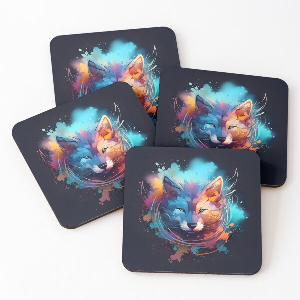 Item preview, Abstract Wolf Face Animal Art designed and sold by PeteRascal.