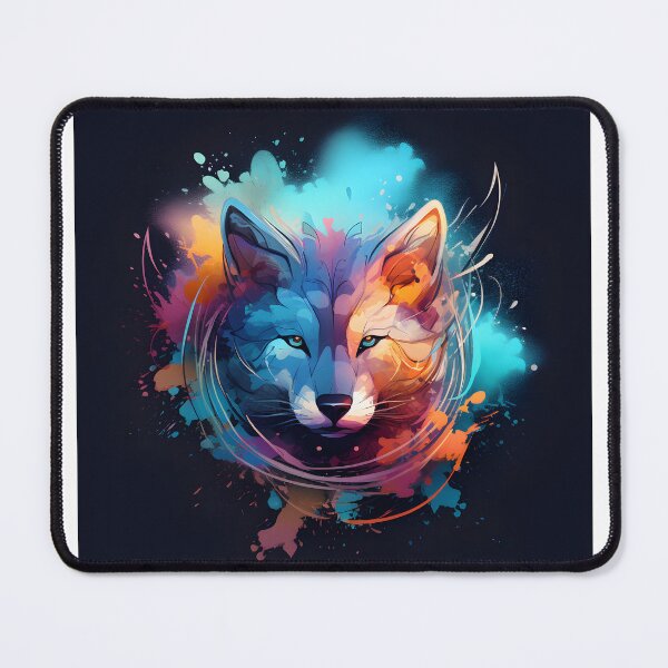 Item preview, Abstract Wolf Face Animal Art designed and sold by PeteRascal.