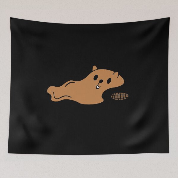 Item preview, Melted beaver in puddle designed and sold by BeastlyBestie.