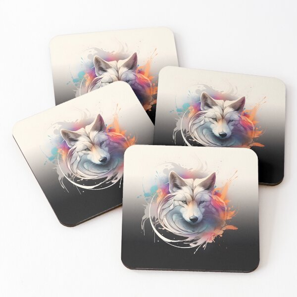 Item preview, Abstract Wolf Face Animal Art designed and sold by PeteRascal.