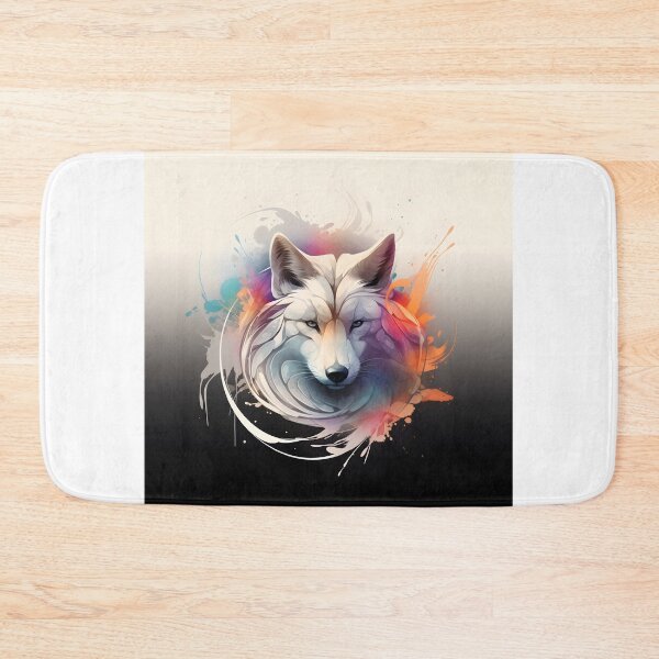 Item preview, Abstract Wolf Face Animal Art designed and sold by PeteRascal.