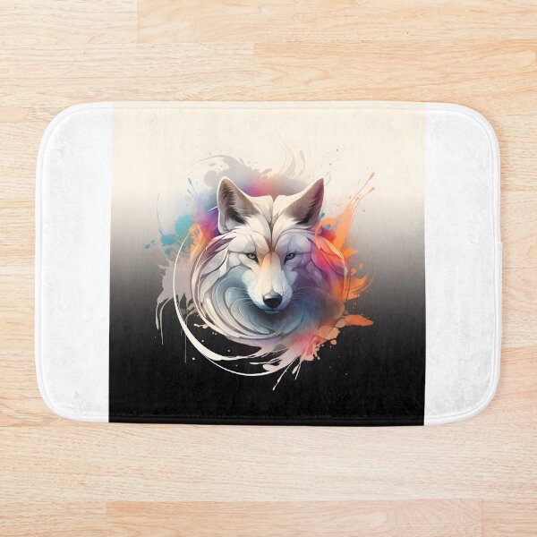 Item preview, Arte animal de cara de lobo abstracto designed and sold by PeteRascal.