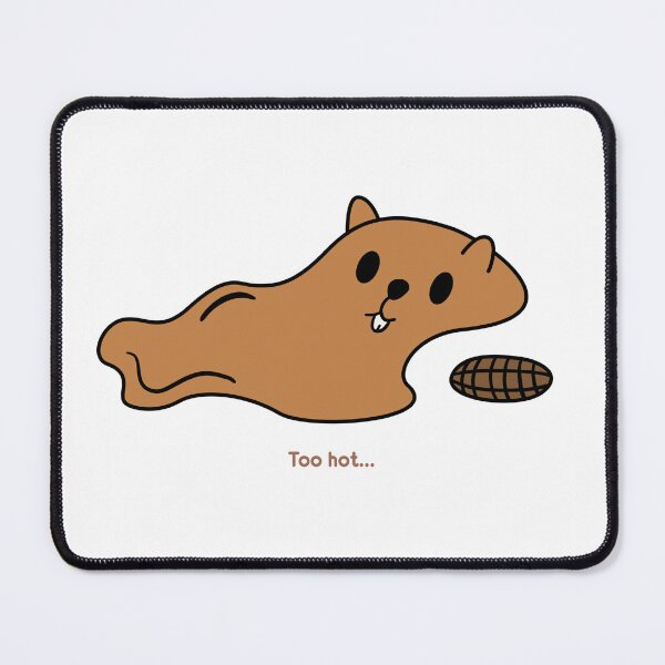 Item preview, Melted beaver in puddle, too hot designed and sold by BeastlyBestie.