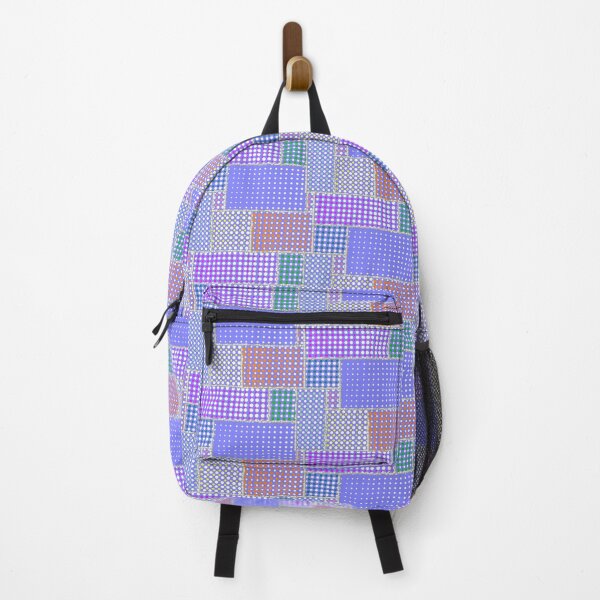 Item preview, Half-tone Dotted Patchwork Blue Violet Half-Drop Repeat 5748 designed and sold by Art in My Loft.