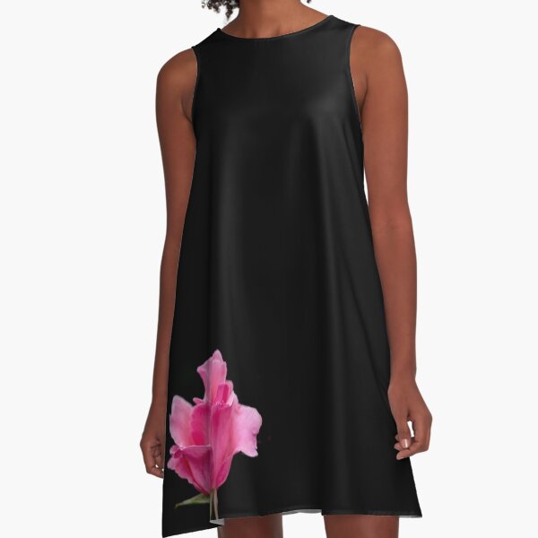 Pink Rose A-Line Dress