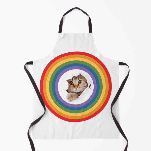 Item preview, Rainbow Pride Burst: Cat Coming Out Sticker designed and sold by BeniSof.