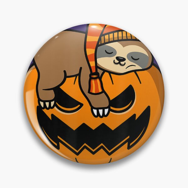 Item preview, Pumpkin With Sloth Happy Halloween Fall Funny Themed Costume 	 	 designed and sold by fqfrhvzpgd18.
