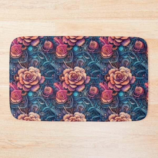 Item preview, Steampunk vibe Flower motif designed and sold by ChromiaTechArt.