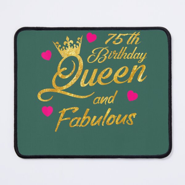 Item preview, 75th Birthday Squad Queen and Fabulous B-Day 	 	 	 	 designed and sold by zdkahomtr12.