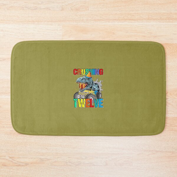 Item preview, Crushing Twelve Birthday Monster Truck Dinosaur 	 	 designed and sold by wrgbxketek55.
