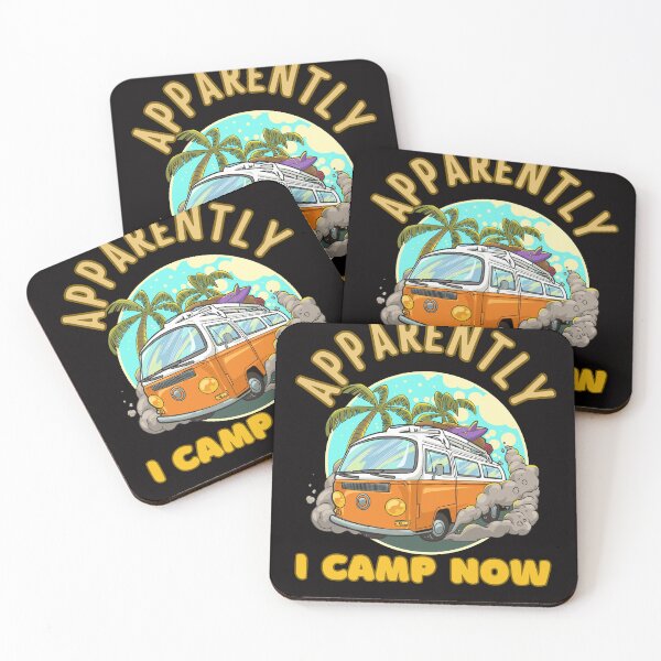 Item preview, Apparently I Camp Now | camping adventure designed and sold by TshirtWing.