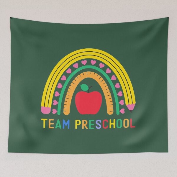 Item preview, Team Preschool Rainbow 	 	 Teacher Pre-K Back To School  	 designed and sold by jwgekkhar13.