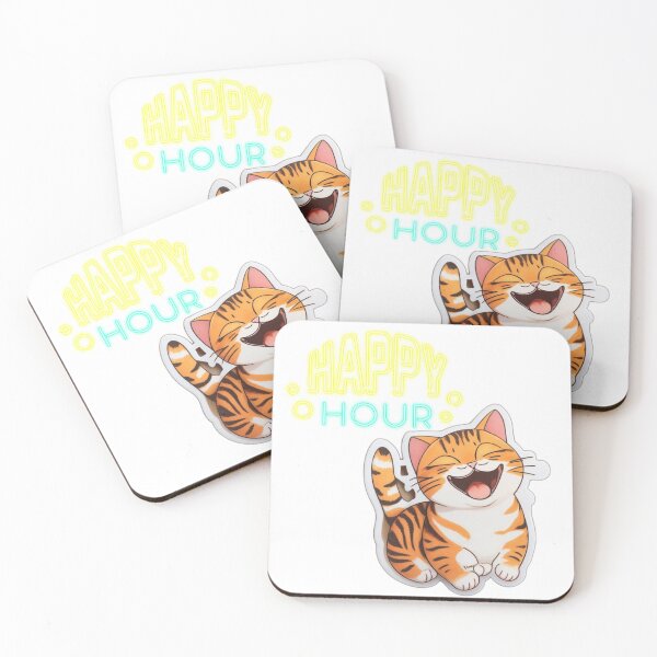 Item preview, Happy Hour Vibes: Stickers that Transform the Atmosphere with Happiness designed and sold by Sirakan.