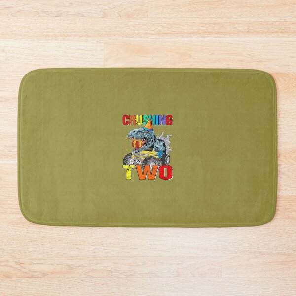 Item preview, Crushing Two Birthday Monster Truck Dinosaur 	 	 designed and sold by wrgbxketek55.