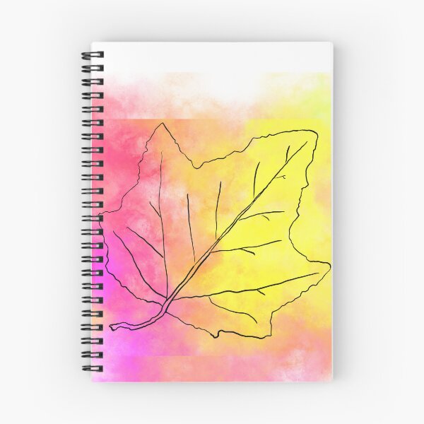 Item preview, Abstract “Bleeding Out of the Picture” Maple Leaf designed and sold by KitKattyDesigns.