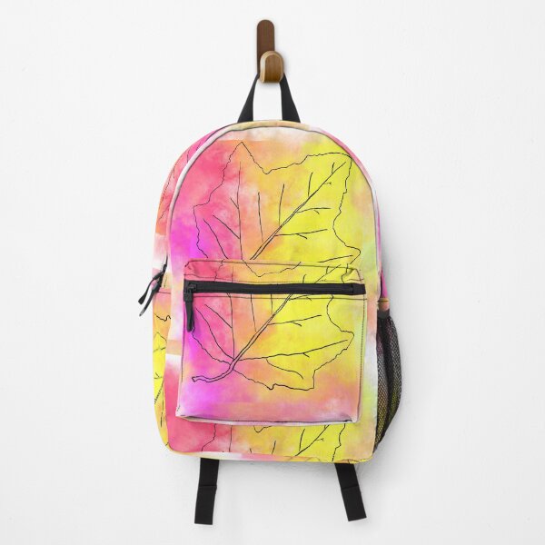 Item preview, Abstract “Bleeding Out of the Picture” Maple Leaf designed and sold by KitKattyDesigns.