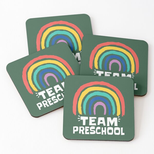Item preview, TEAM PRESCHOOL 	 Rainbow Pre-K School Teacher Student 	 	 designed and sold by jwgekkhar13.
