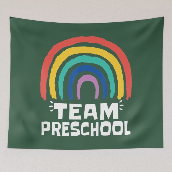 Item preview, TEAM PRESCHOOL 	 Rainbow Pre-K School Teacher Student 	 	 designed and sold by jwgekkhar13.