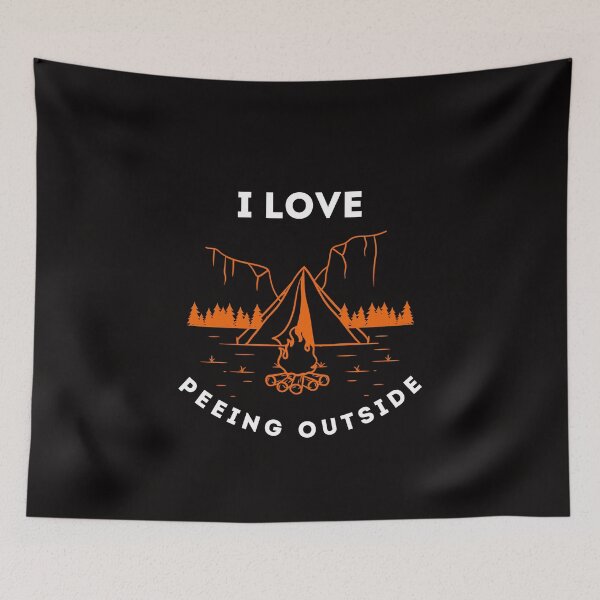 Item preview, I Love Peeing Outside | Embrace Nature's Call with Humor and Adventure designed and sold by TshirtWing.