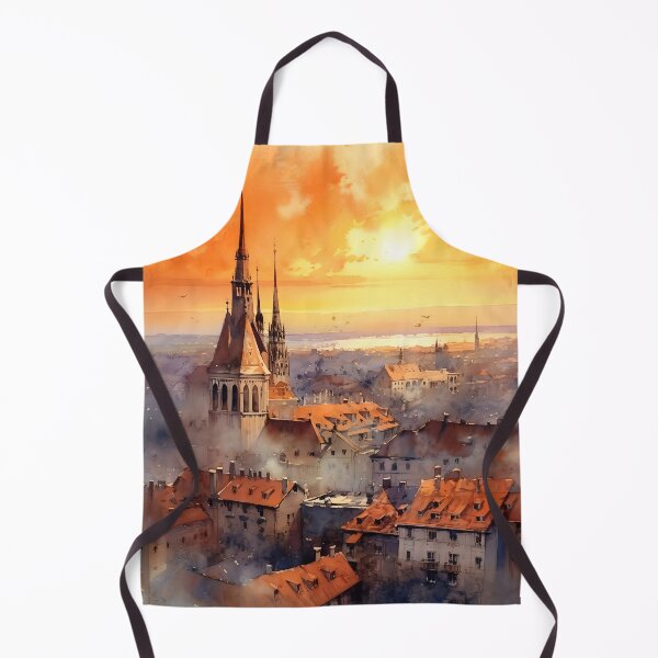 Artikelvorschau, Altstadt und Alte Welt - Aquarellmalerei 4 entworfen und verkauft von Red Witch Art.