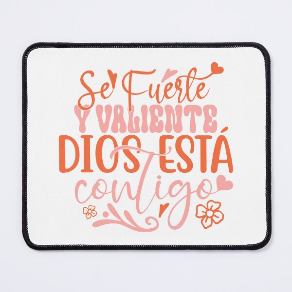 Item preview, Se Fuerte Y Valiente Dios Esta Contigo Christian Spanish designed and sold by mariejosee22.