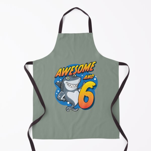 Item preview, Awesome And 6 Shark Six Year Old 	 Shark Birthday Party 		 designed and sold by cojviihde82.