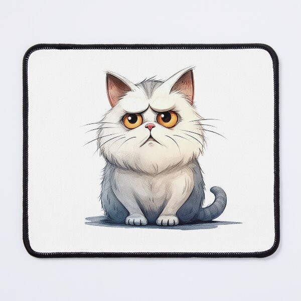 Item preview, Uncomfortable cat_Sad cat designed and sold by LynnePham.