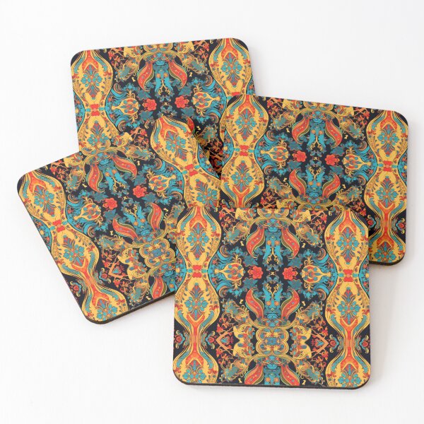 Item preview, Colorful Pattern Wallpaper Fabric Ornament Abstract Cheerful designed and sold by goldufeenstaub.