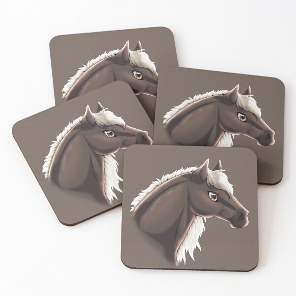 Item preview, Liver Chestnut Flaxen Horse Headshot designed and sold by Bamsdrawz.